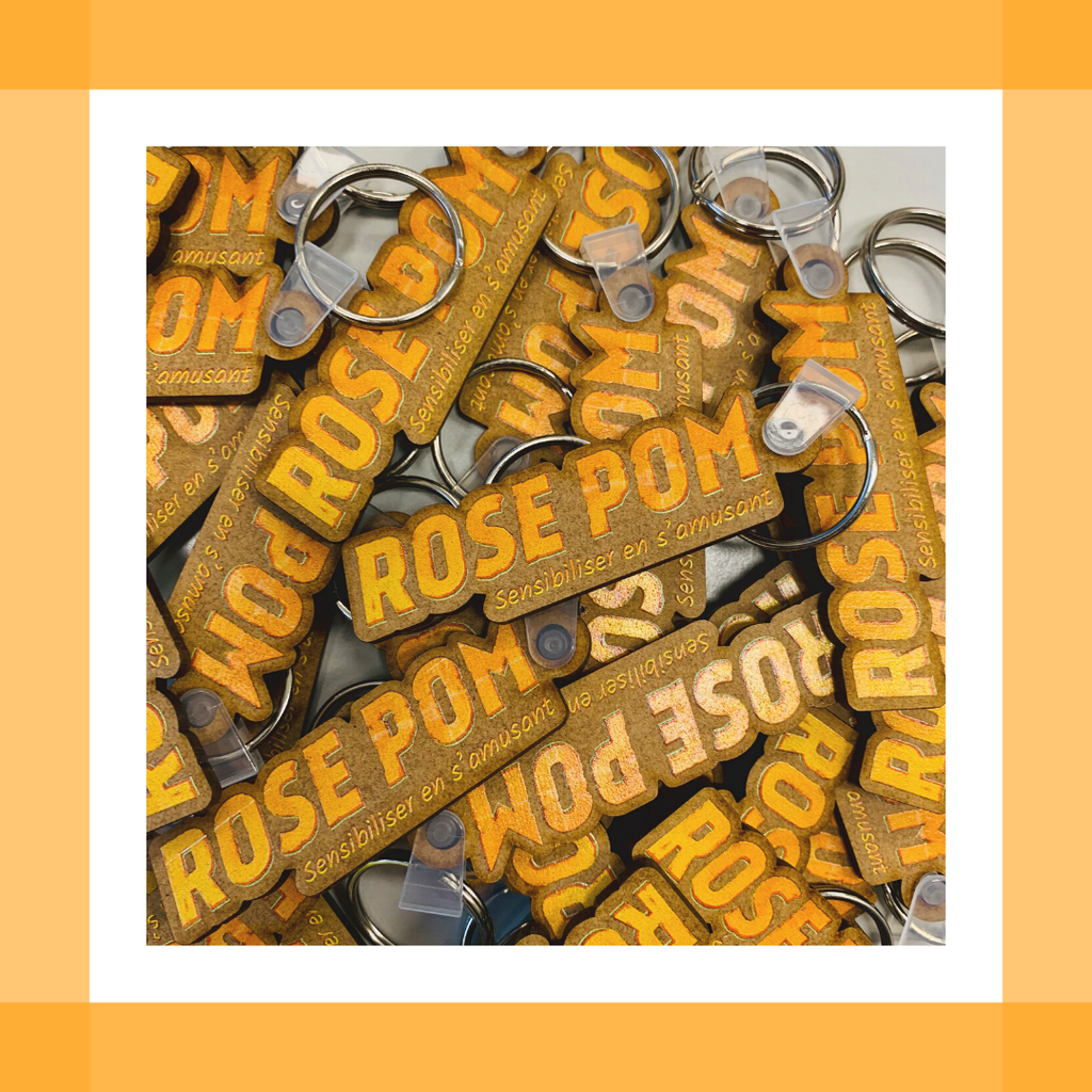 Porte-clés - Rose Pom 